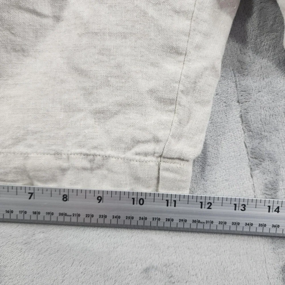 Banana Republic Shorts Mens 38 Beige Linen Chino Flat Front Casual Preppy